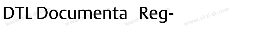 DTL Documenta   Reg字体转换